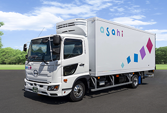アサヒロジスティクス研修センターで使用される車両